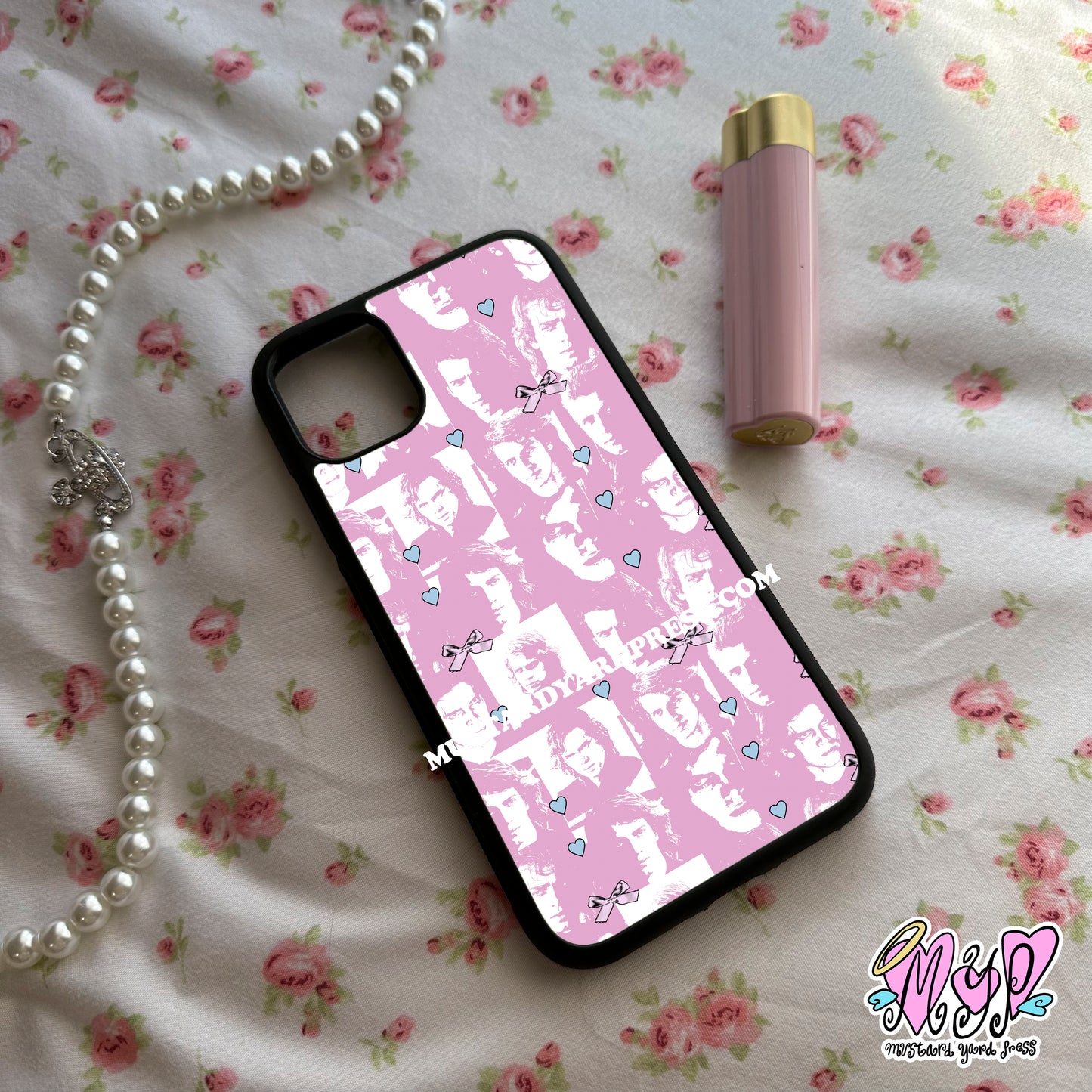 ani pink collage phone case