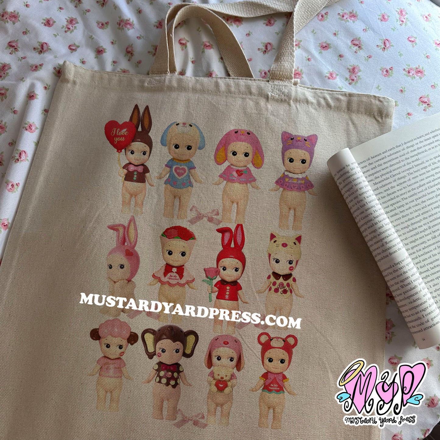 angel valentines collection tote bag
