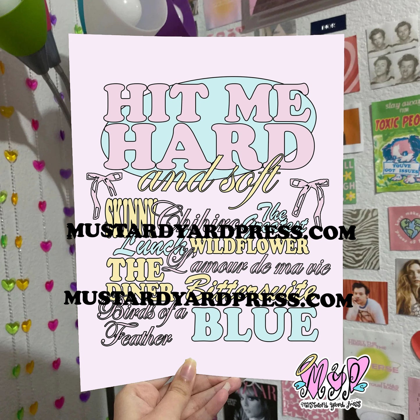 hit me tracklist poster