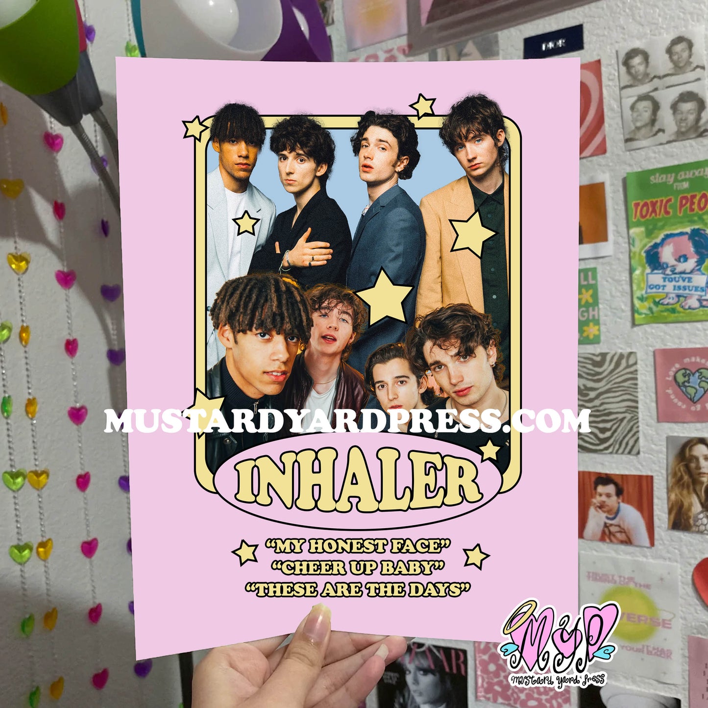 inhaler vintage poster