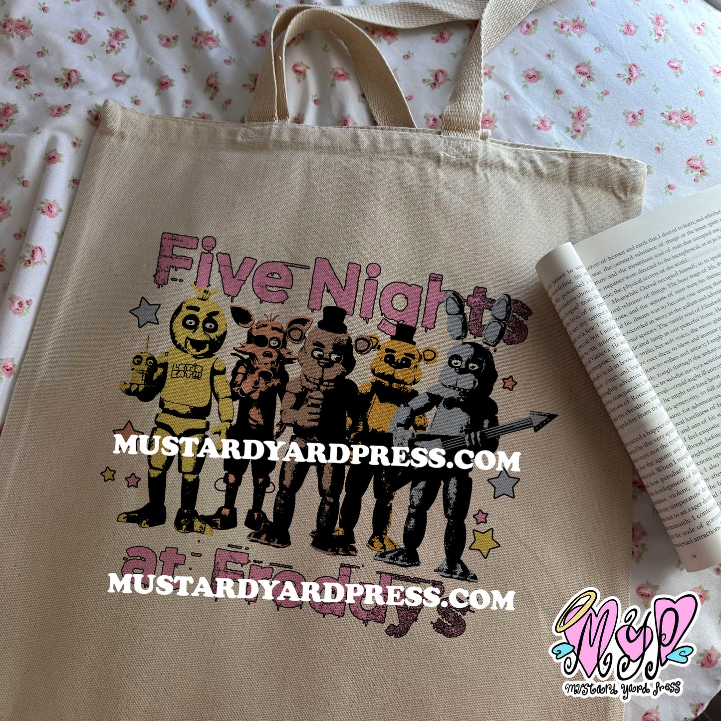 5 nights colors tote bag