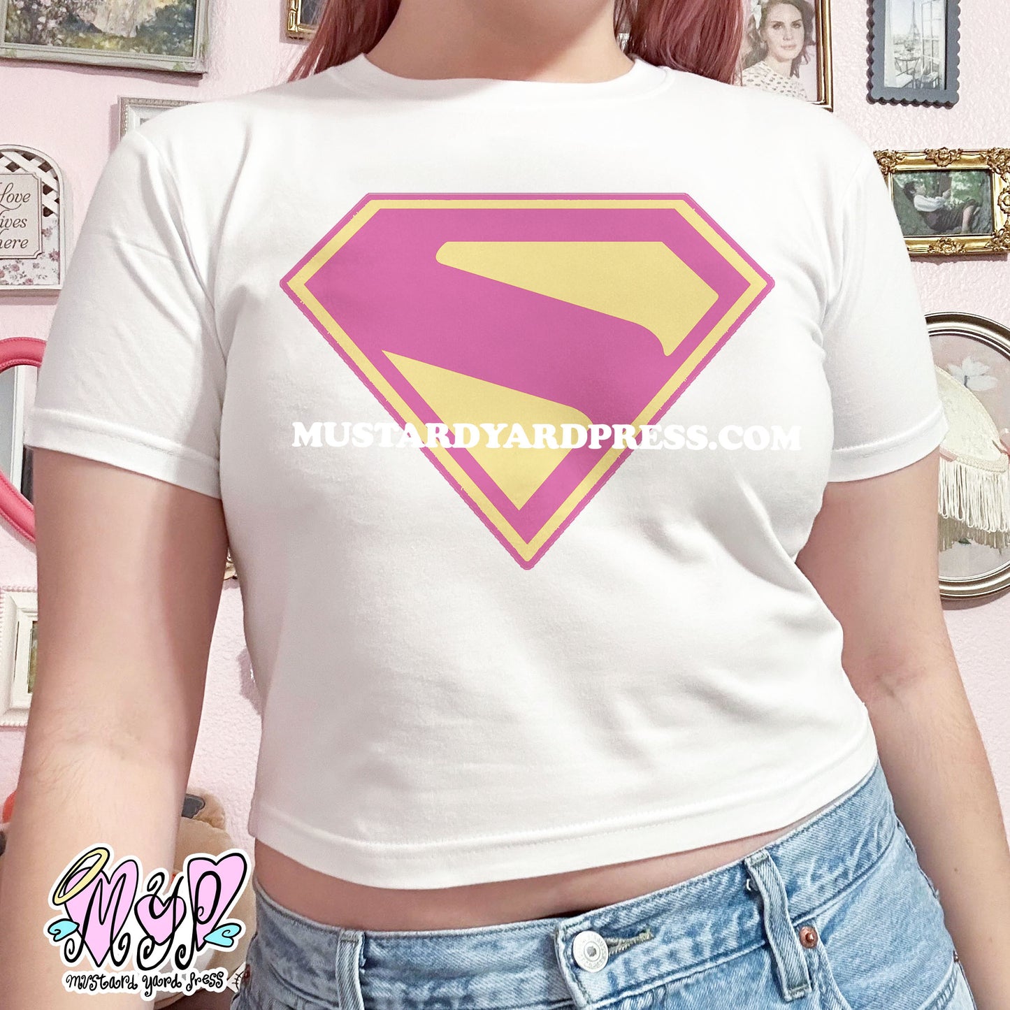 super logo baby tee