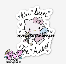 archer kitty mini sticker