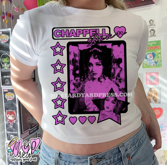 chappell collage baby tee