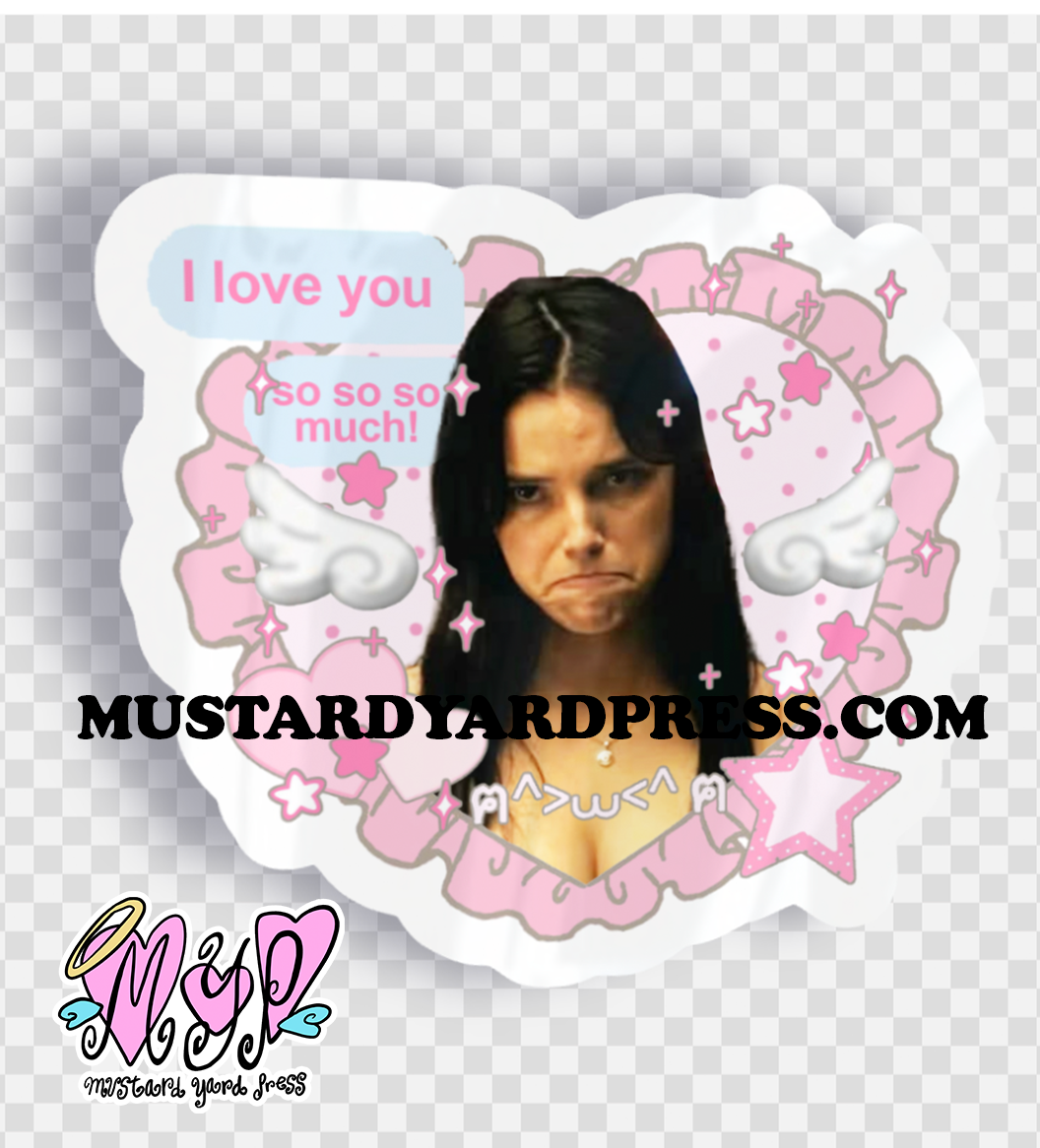 i love you so much mini sticker