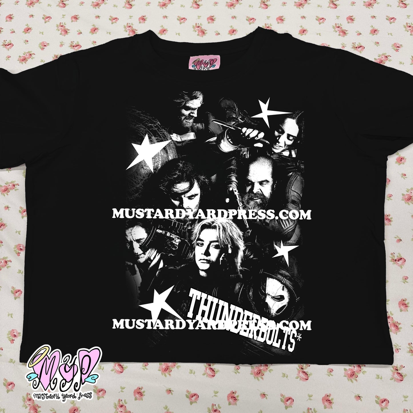 thunder black baby tee
