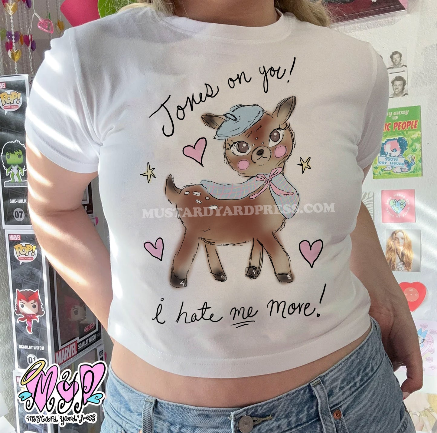 i hate me baby tee