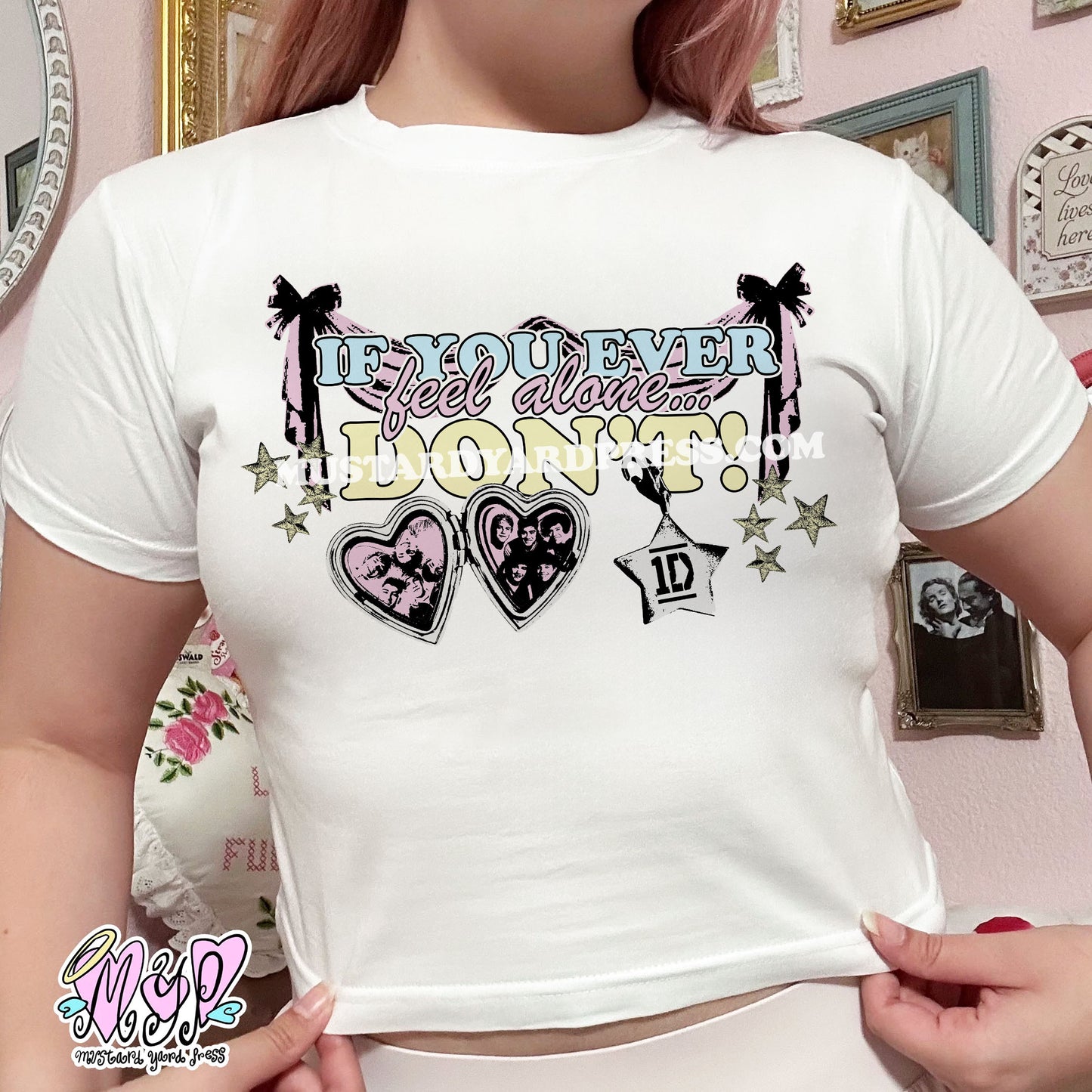 alone baby tee