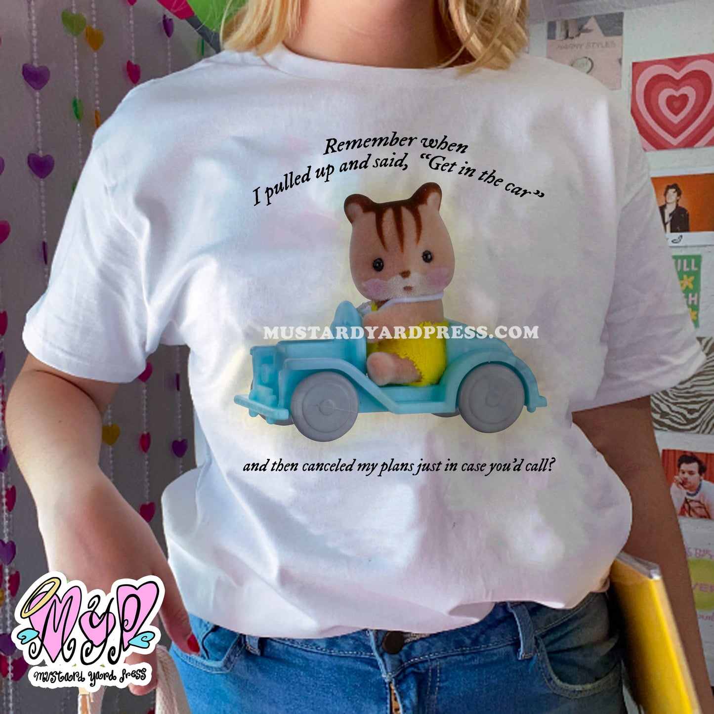 calico car t-shirt