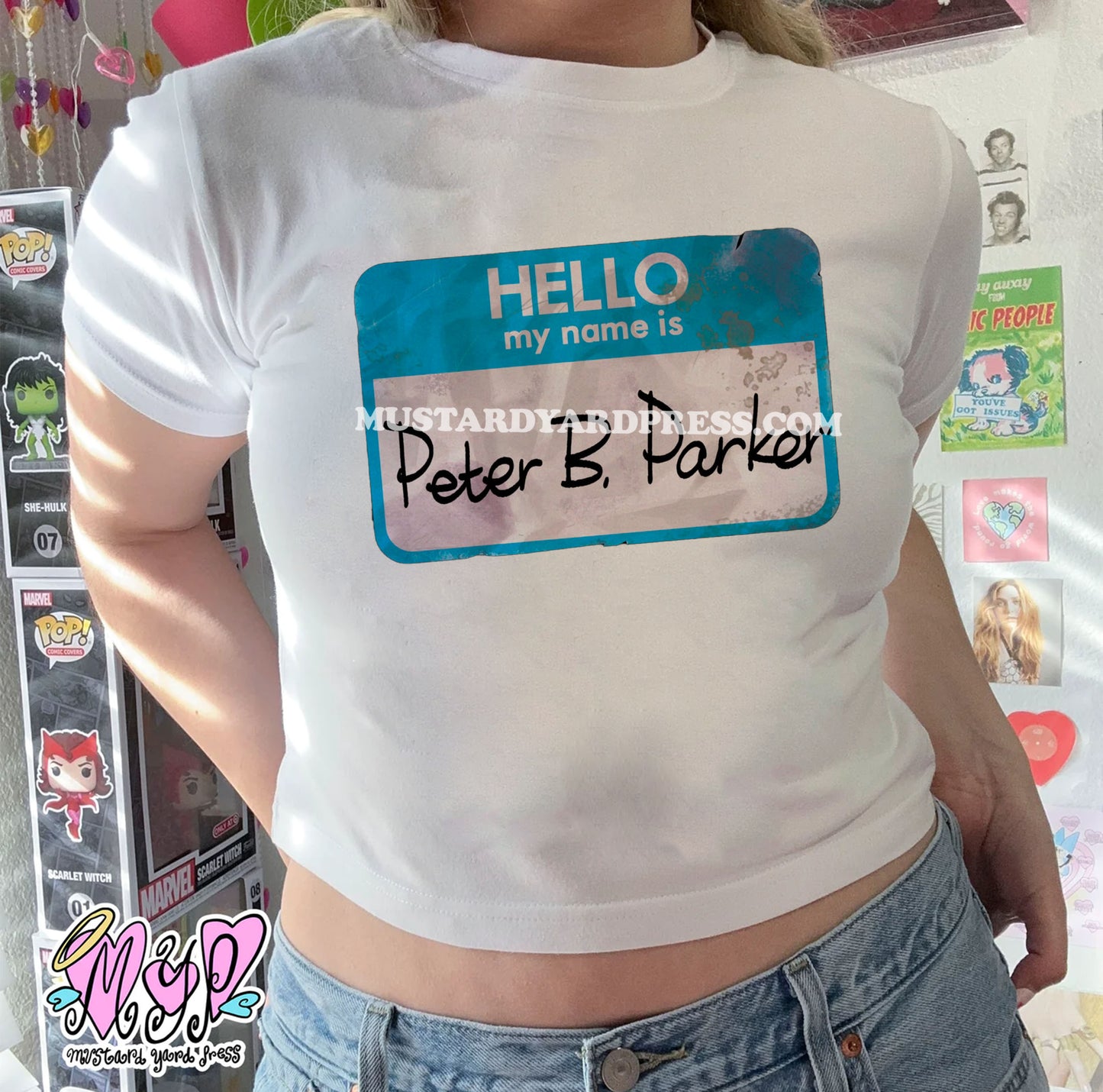 peter tag baby tee