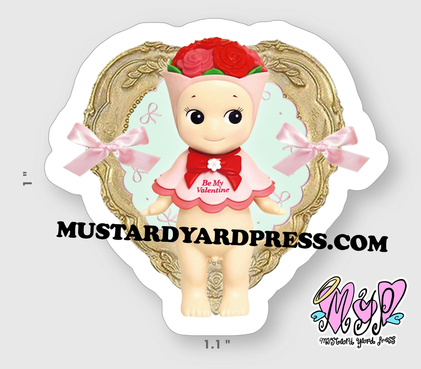 angel frame mini sticker