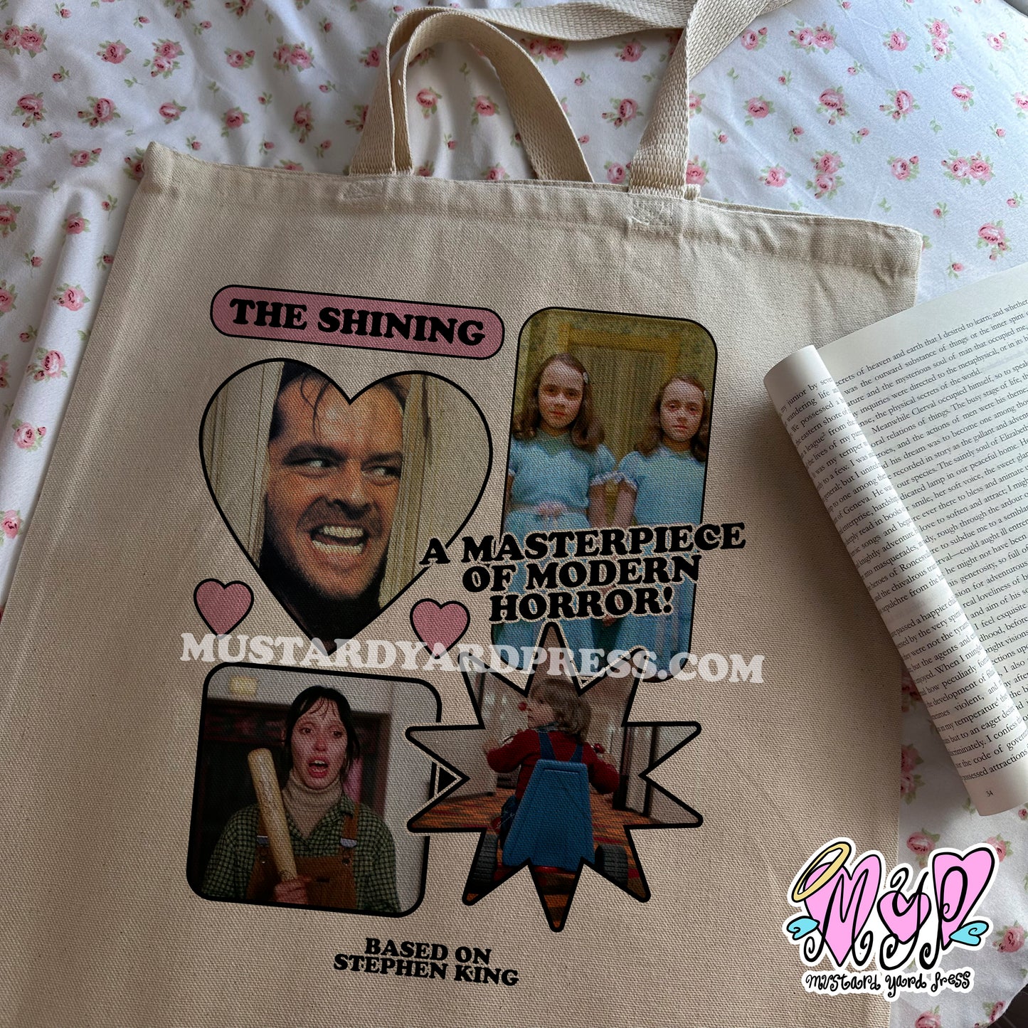 shining tote bag