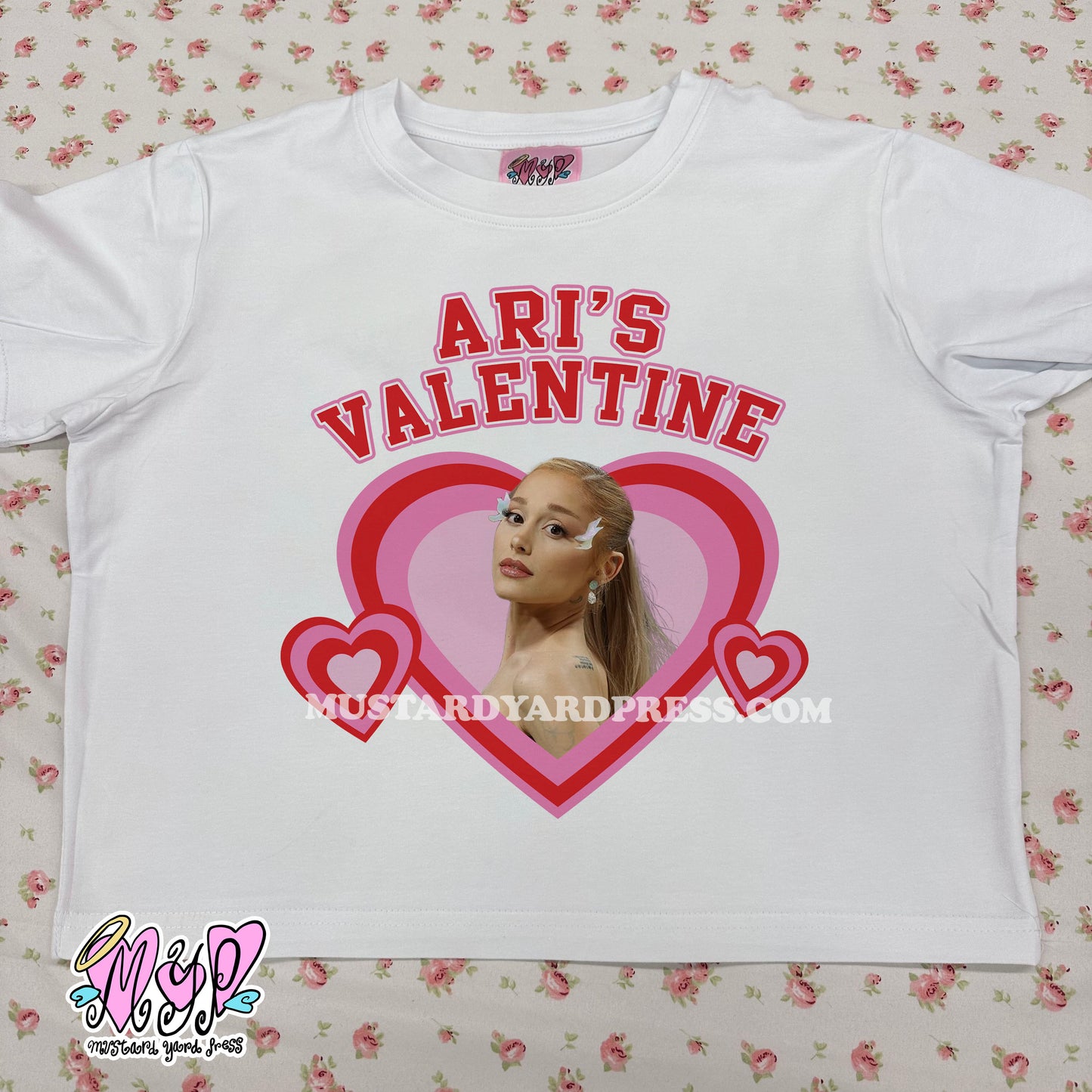 valentine women baby tee