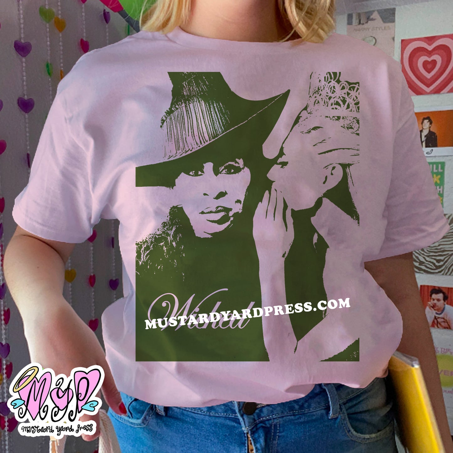whisper poster t-shirt