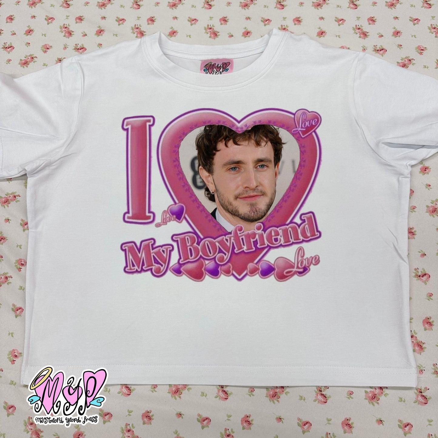 i love my bf paul baby tee
