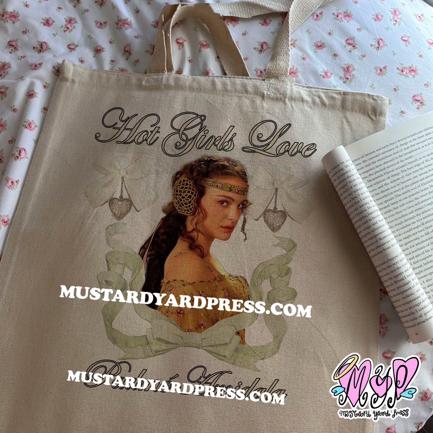 hot girls love queen tote bag