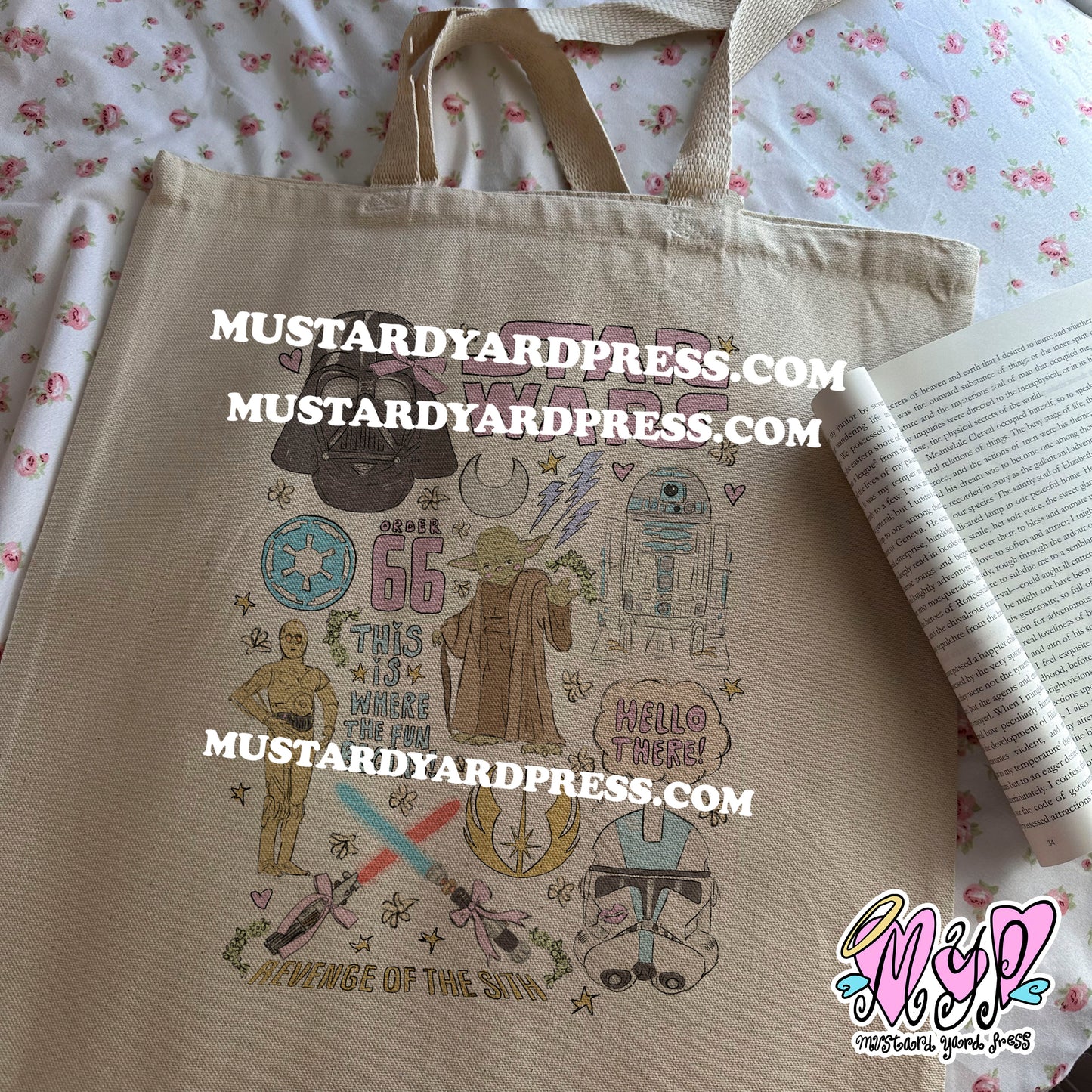 revenge doodles tote bag
