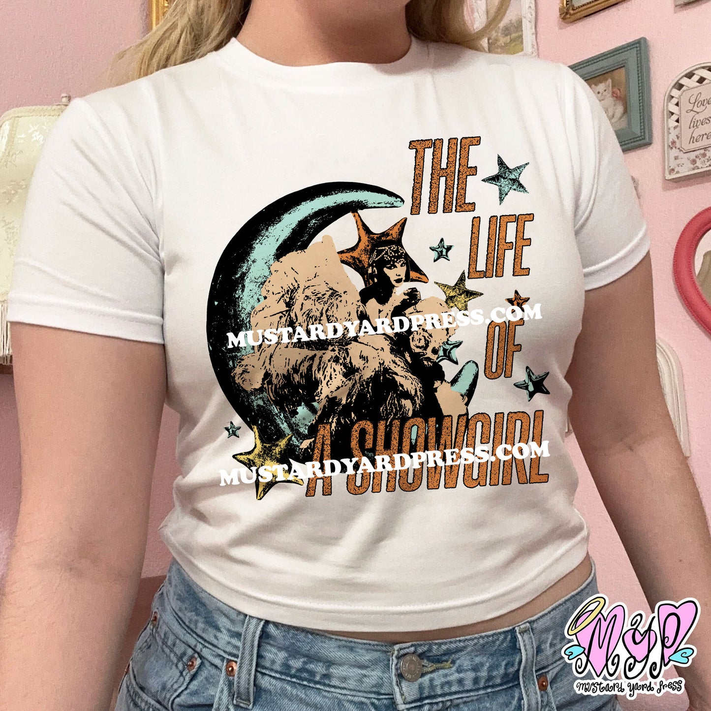 show life moon baby tee