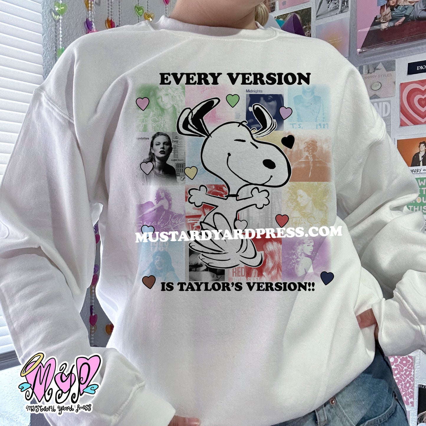 dog albums crewneck