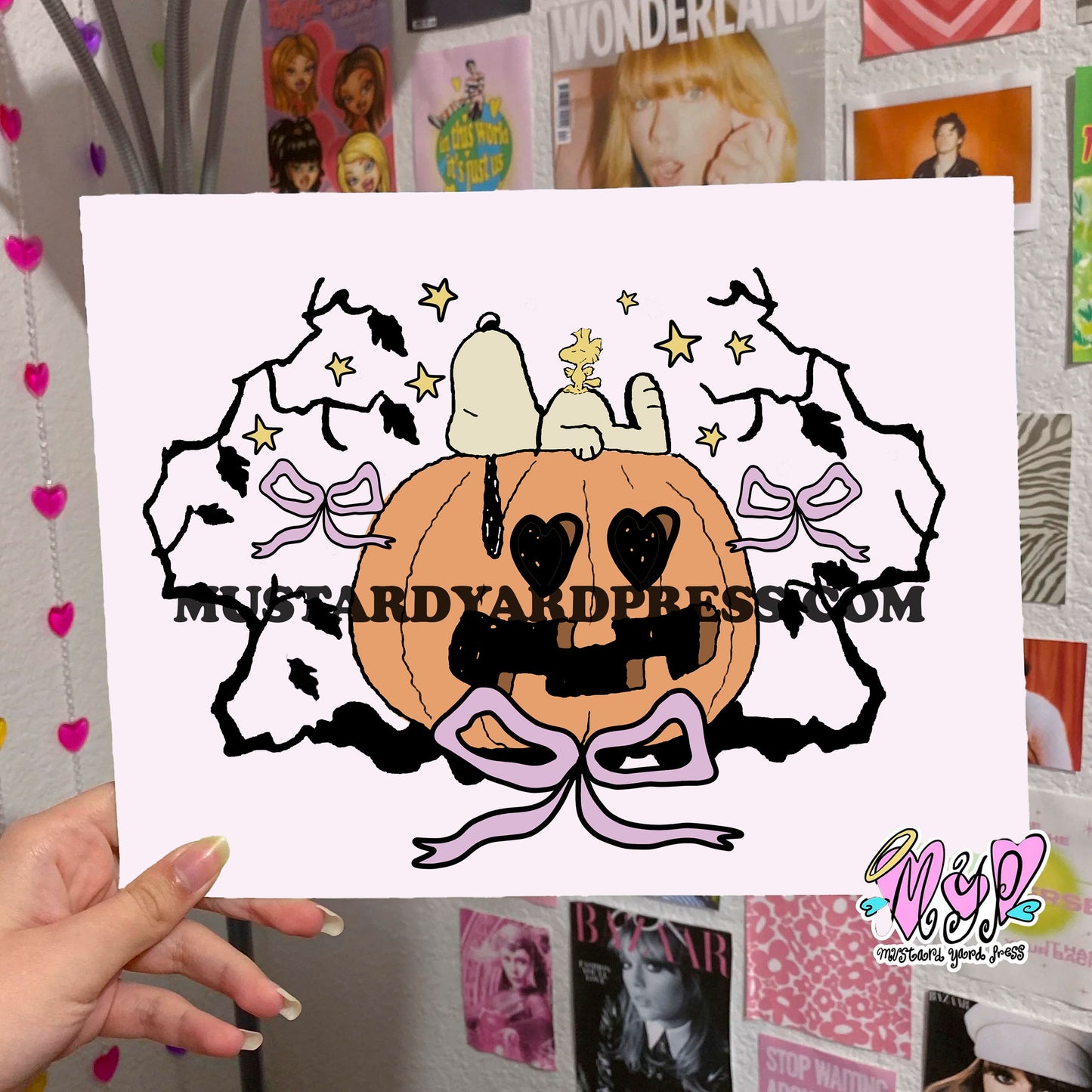 coquette halloween poster