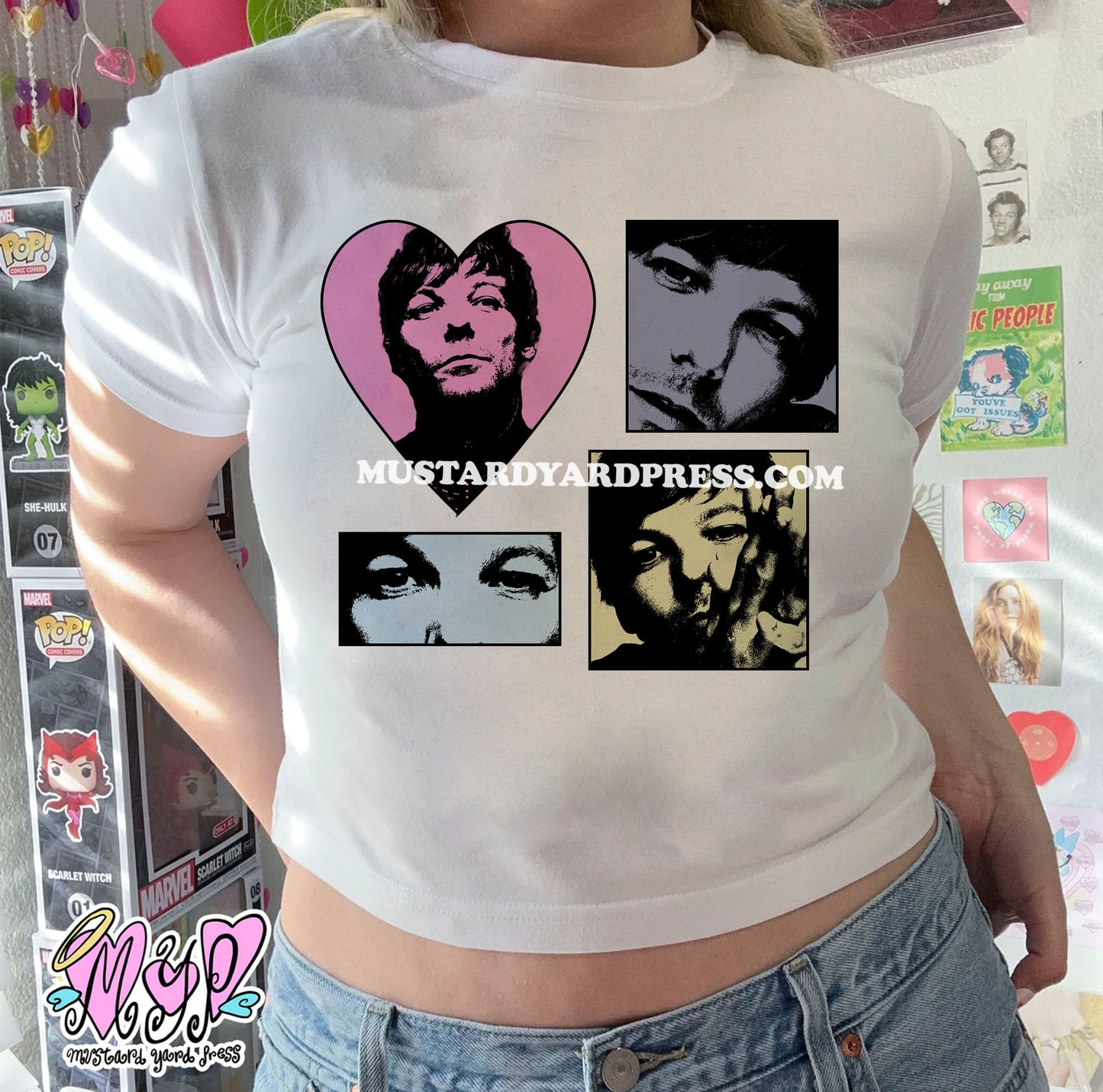 louis details baby tee