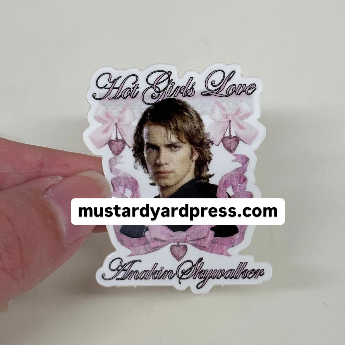 hot girls love ani mini sticker