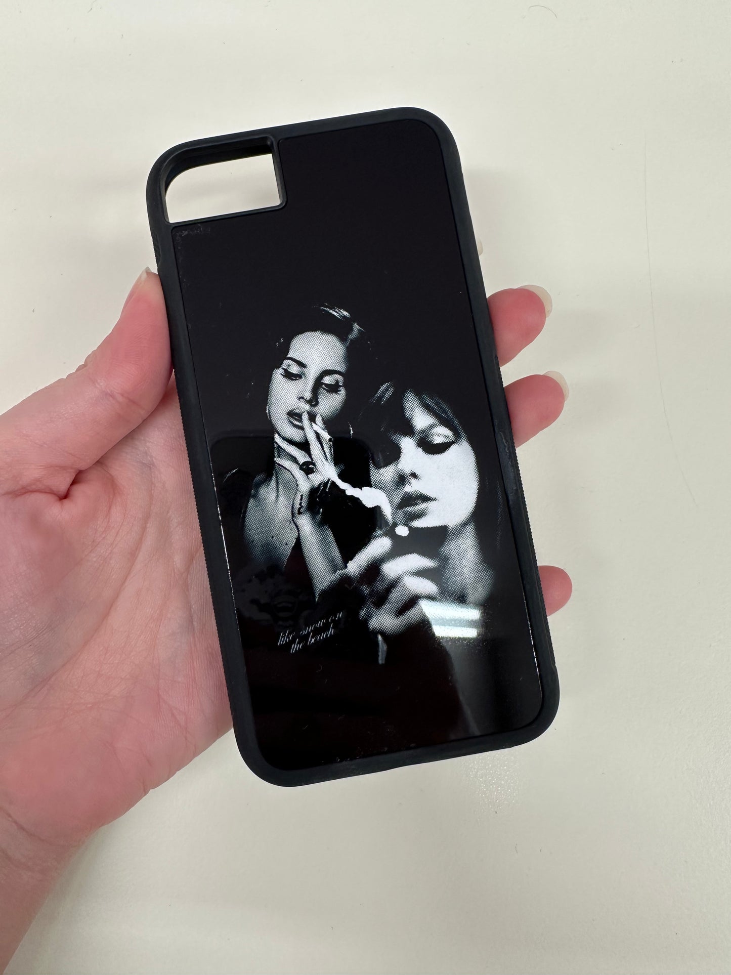 snow beach 6/7/8 & SE phone case