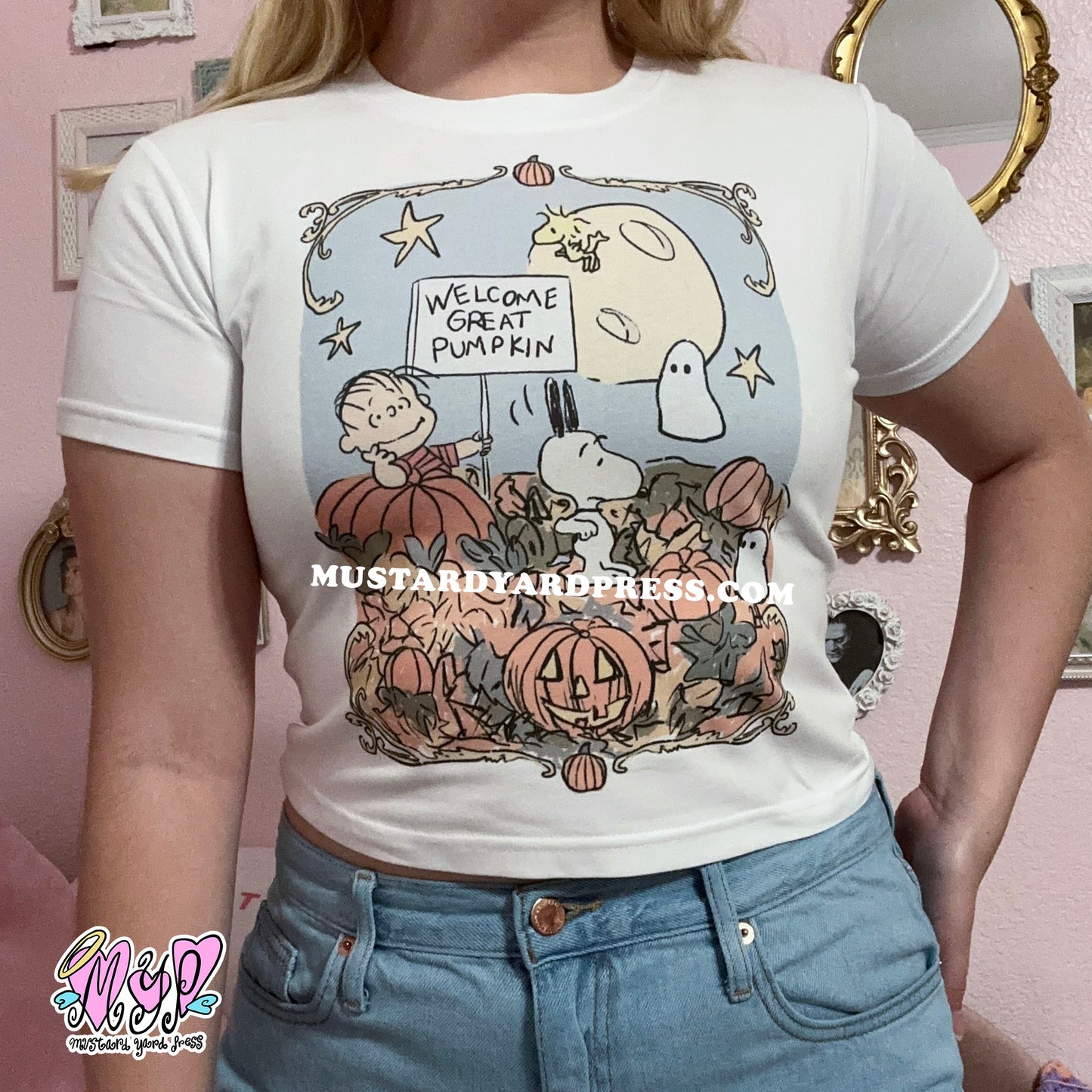 spooky dog baby tee