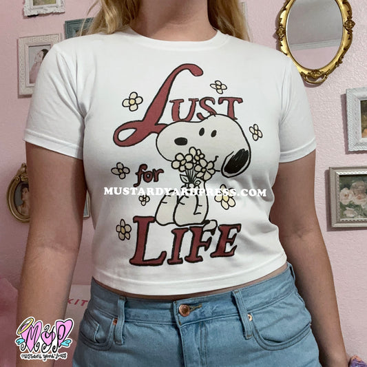 lust for life dog baby tee