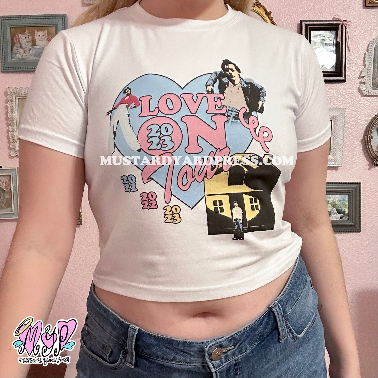 lot heart baby tee
