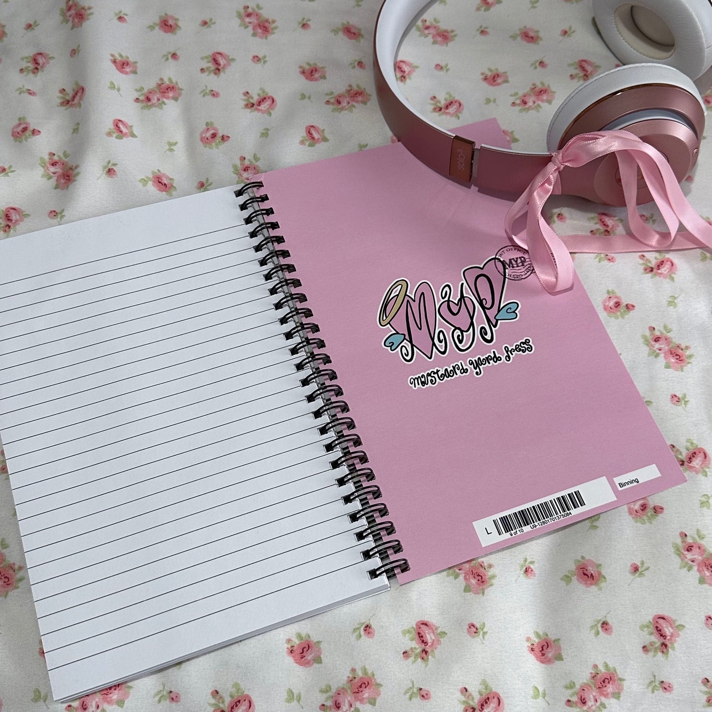 spider argyle notebook