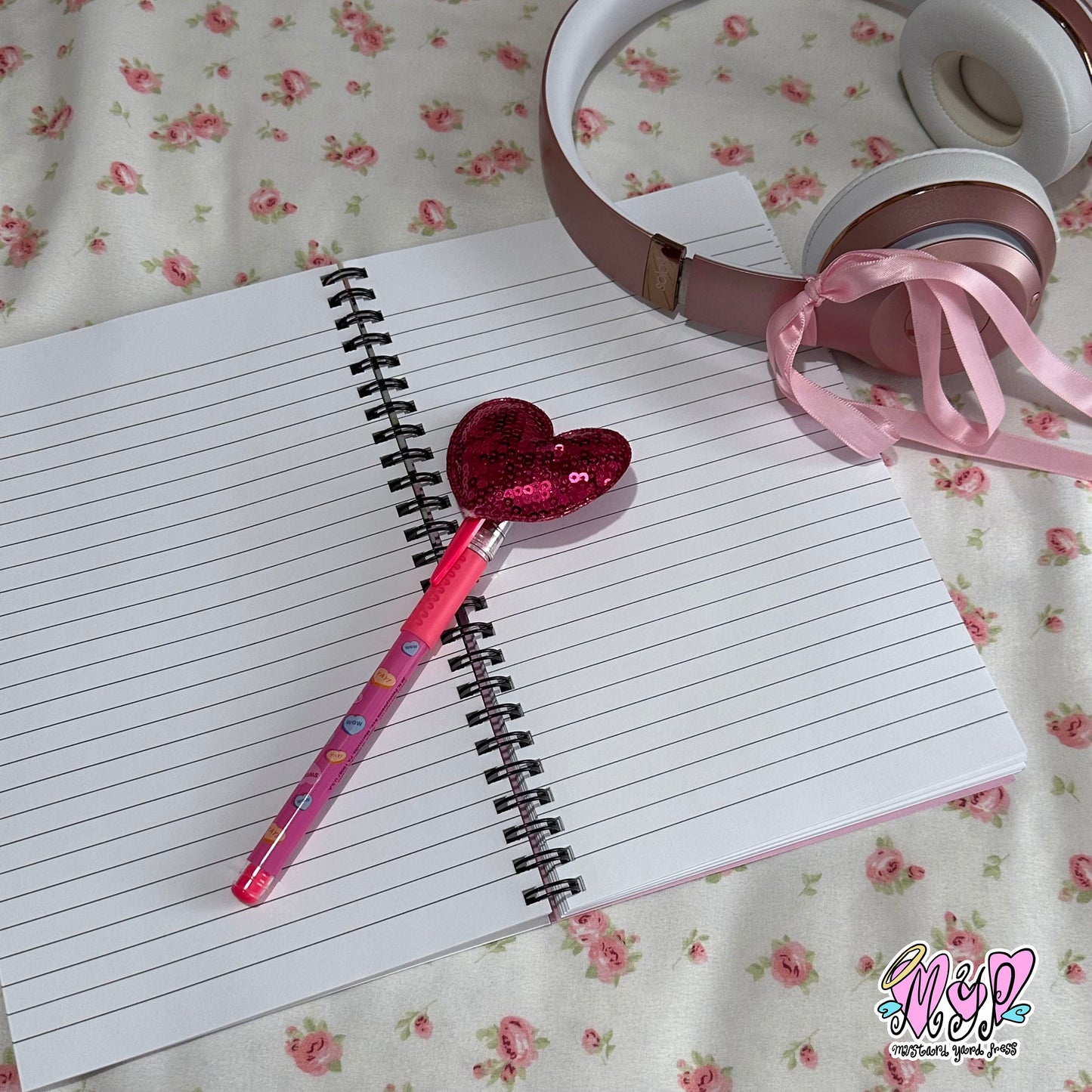 spider argyle notebook