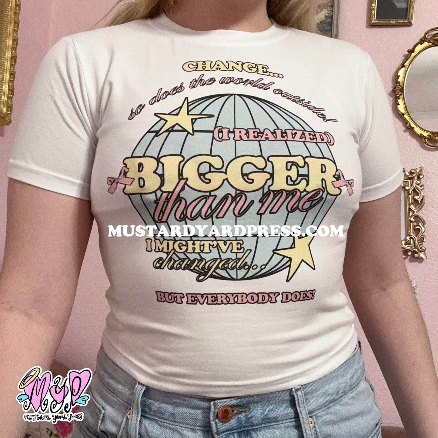 bigger than me baby tee