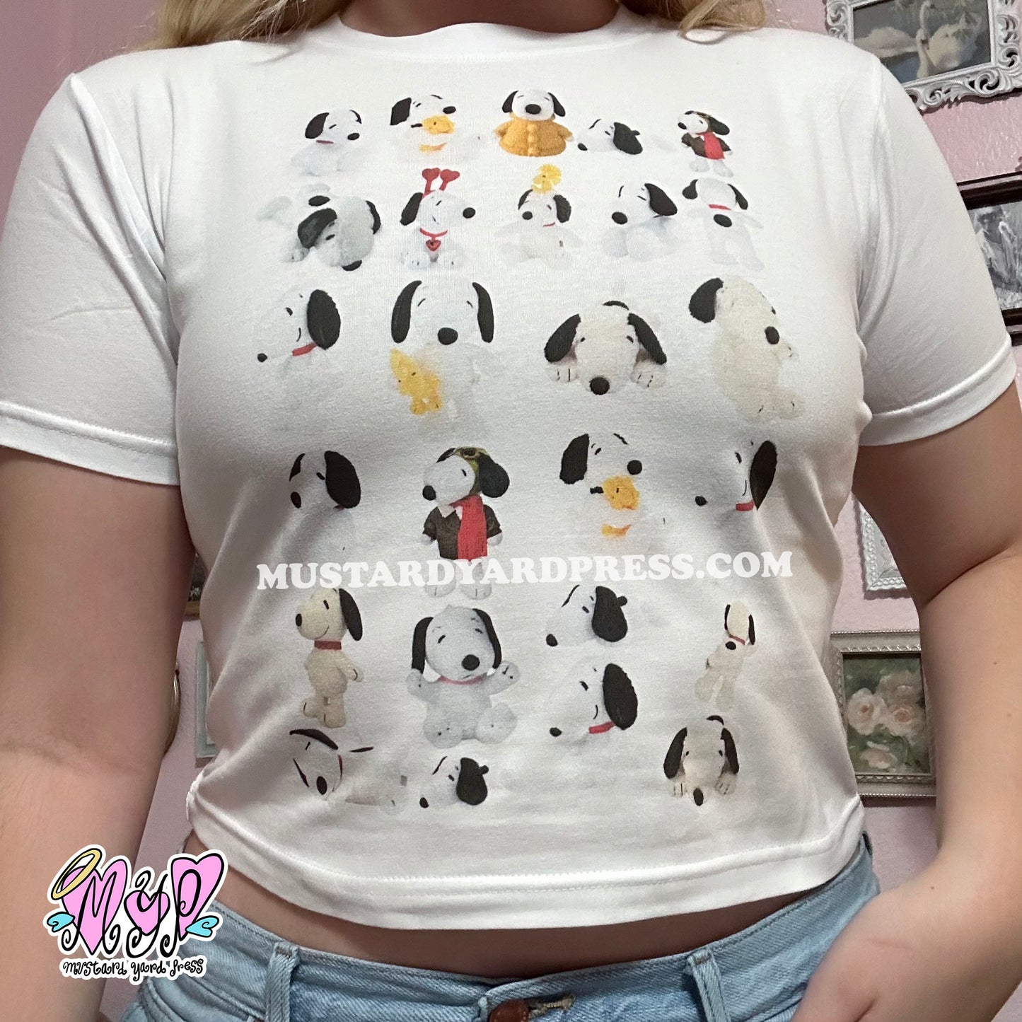plushie collection baby tee