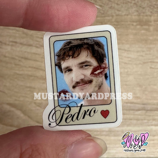 pedro polaroid mini sticker