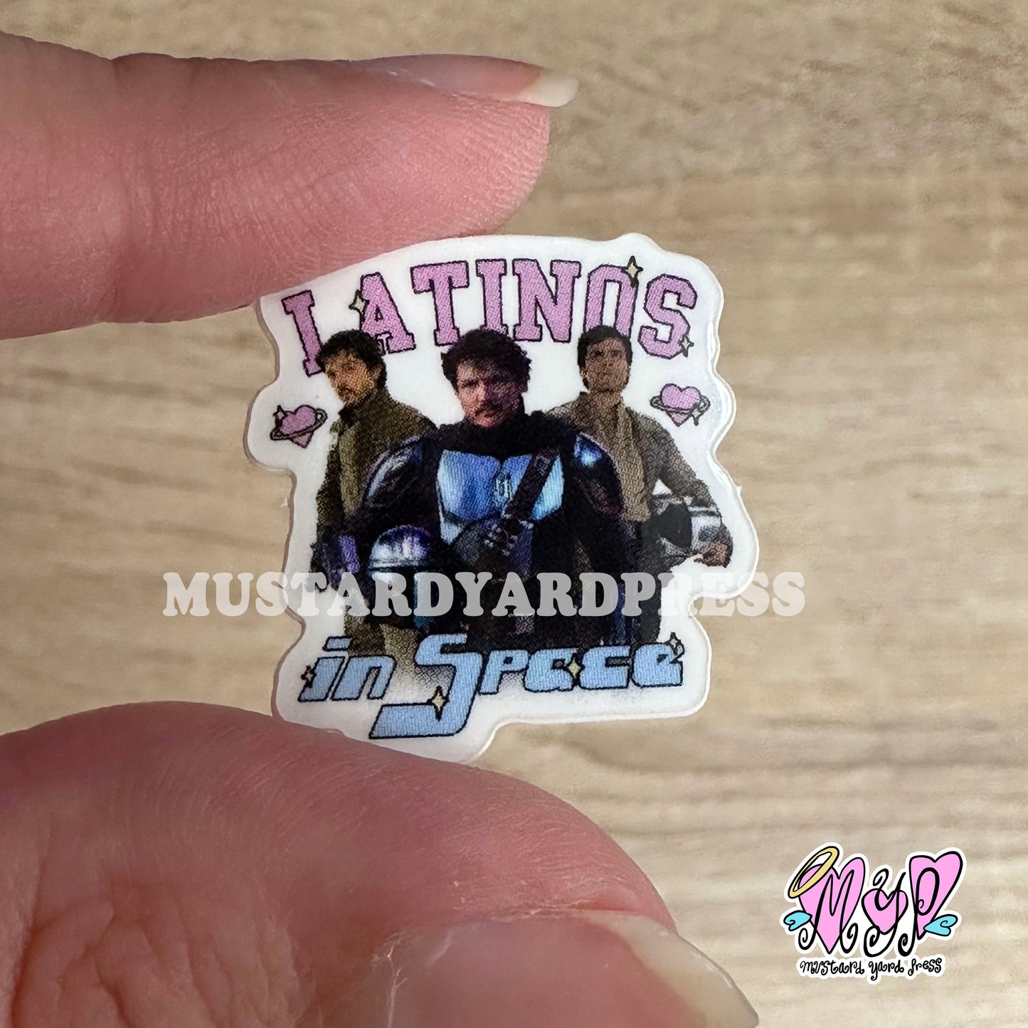 space latinos mini sticker