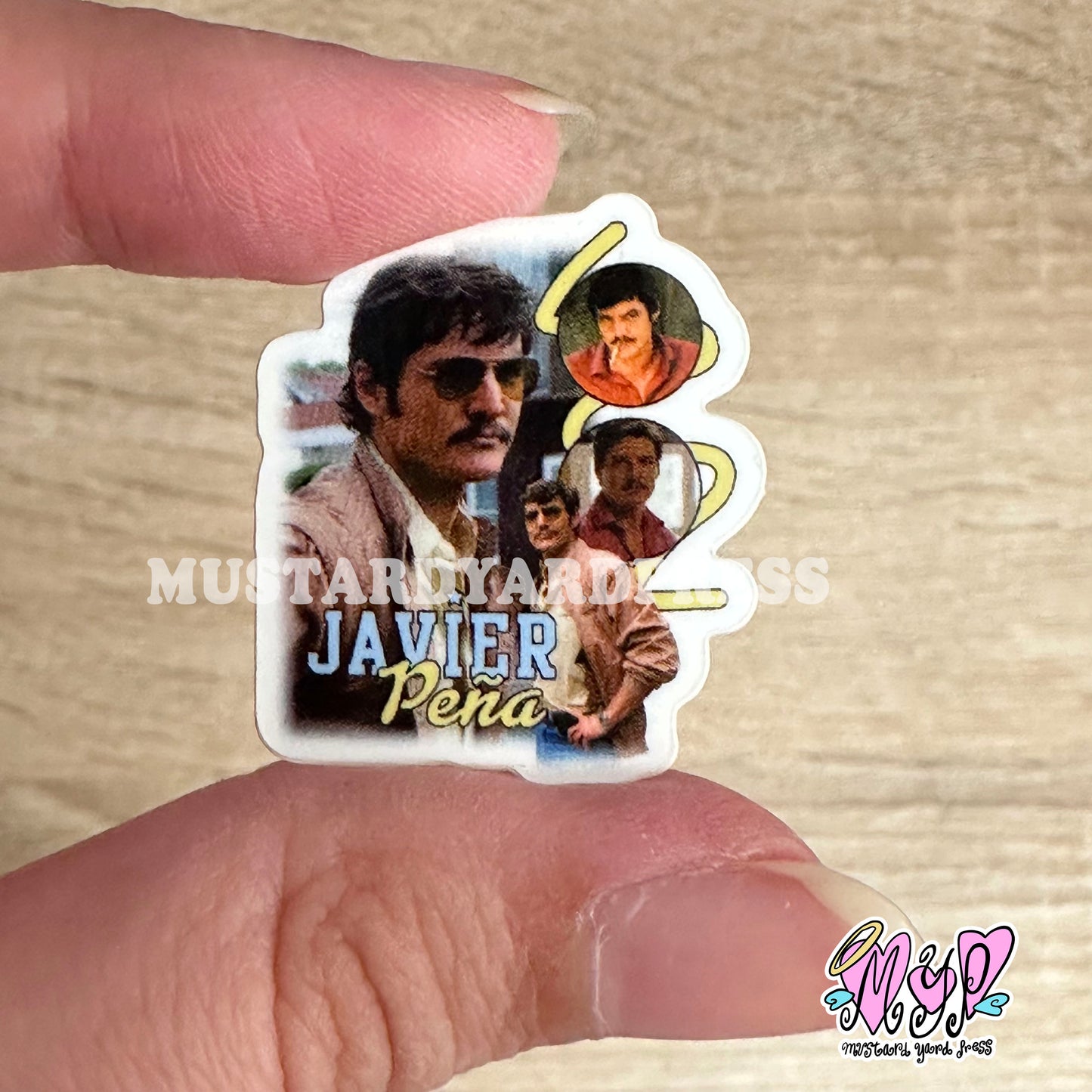 javier mini sticker