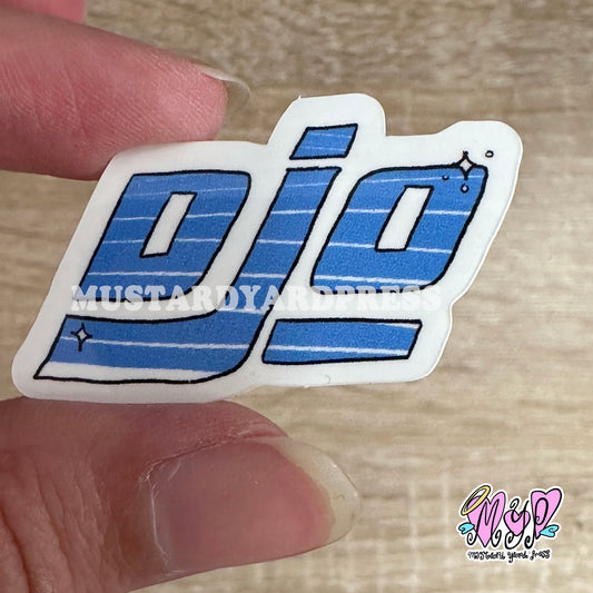 djo logo mini sticker