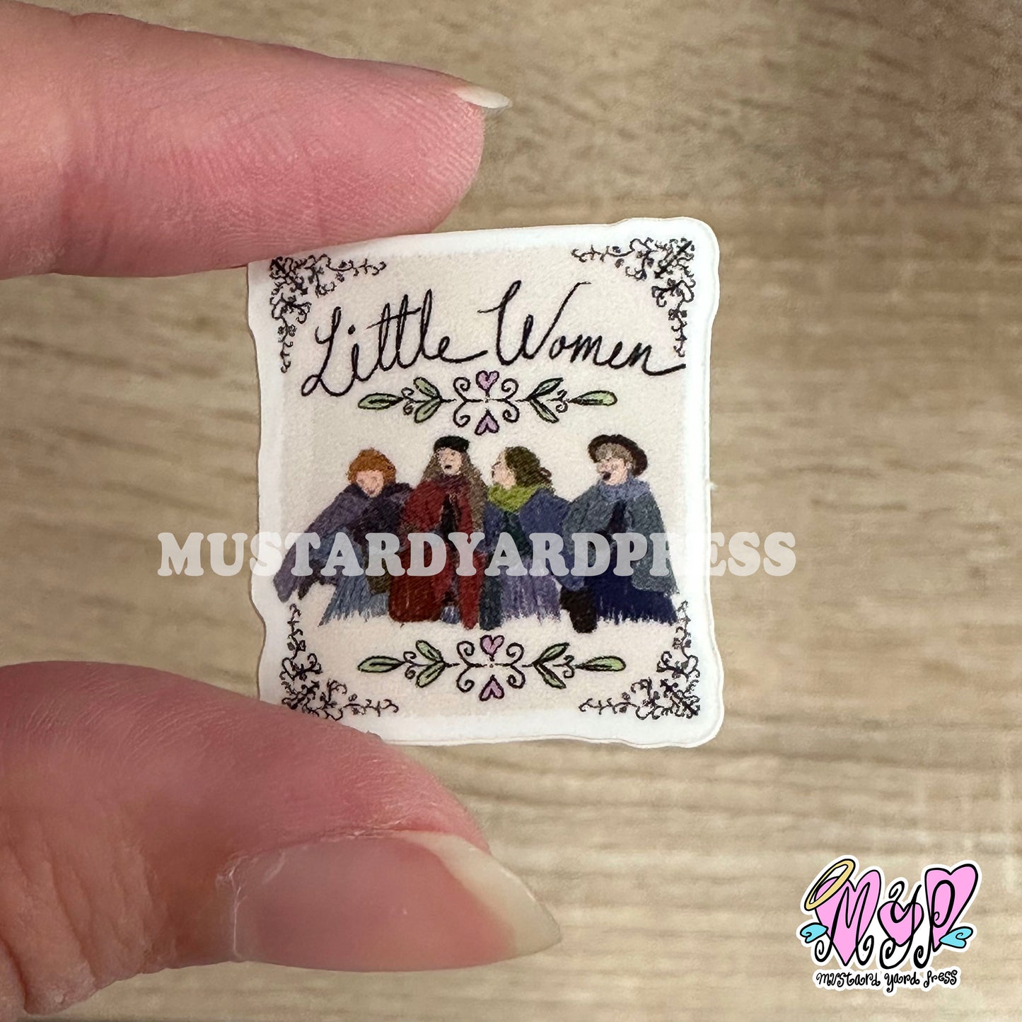 little women sketch mini sticker