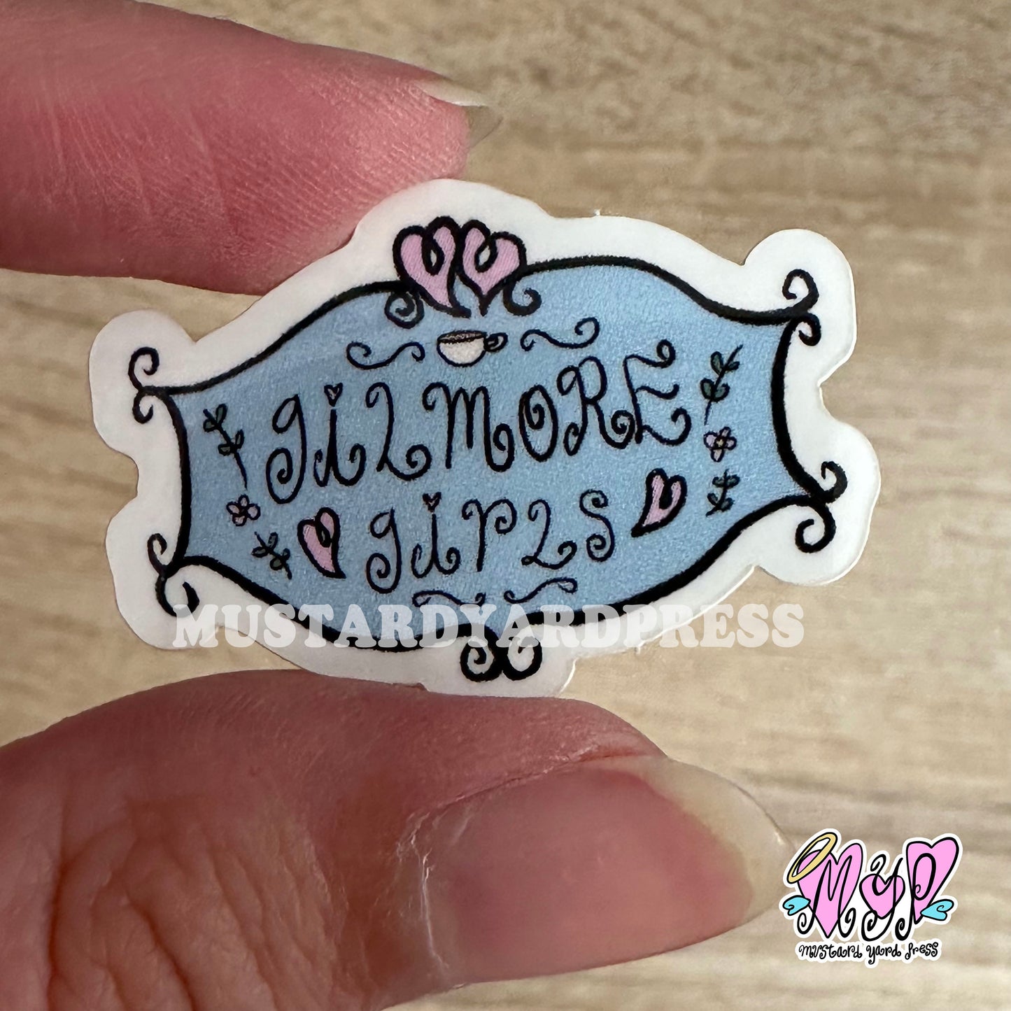 gilmore logo mini sticker