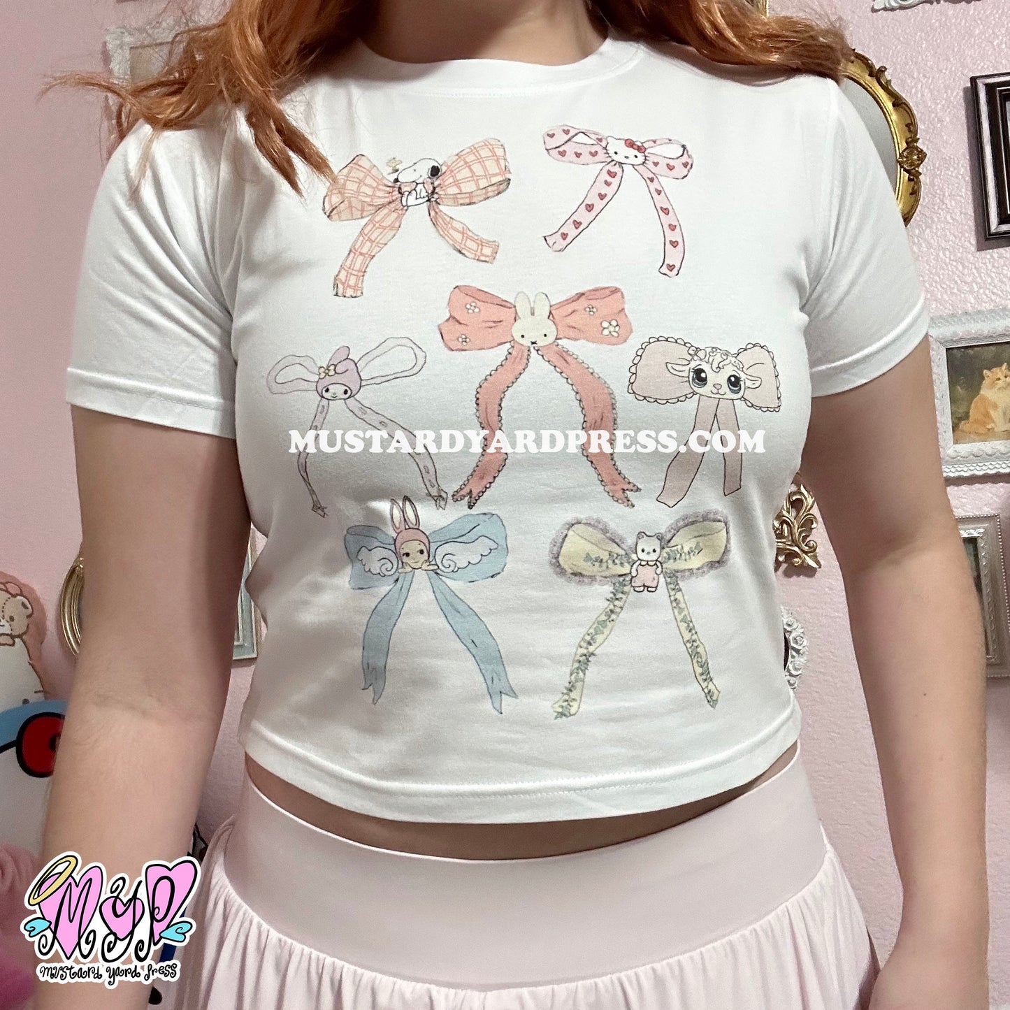 bows baby tee