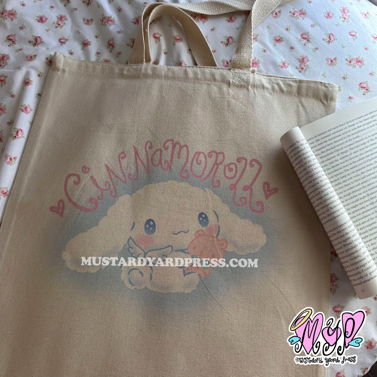 cinnamon tote bag