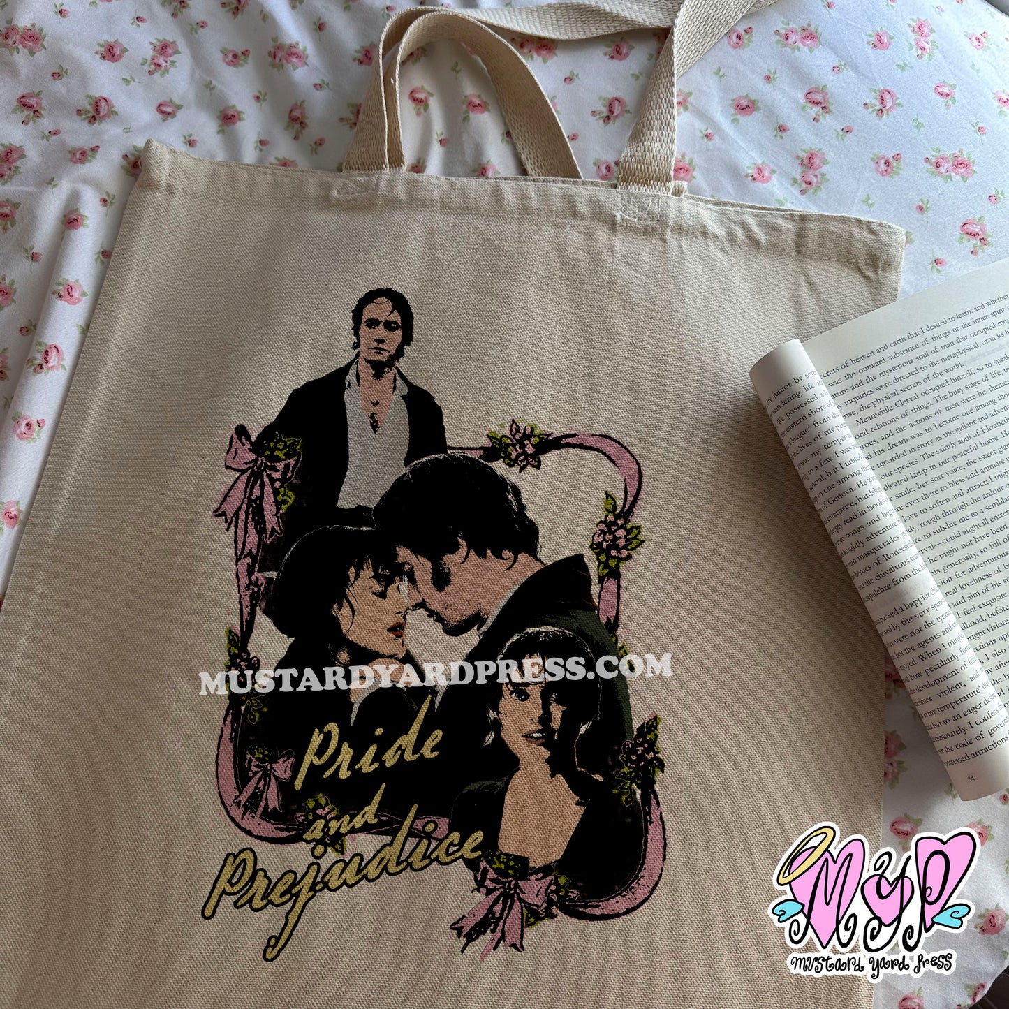 pride and prejudice tote bag