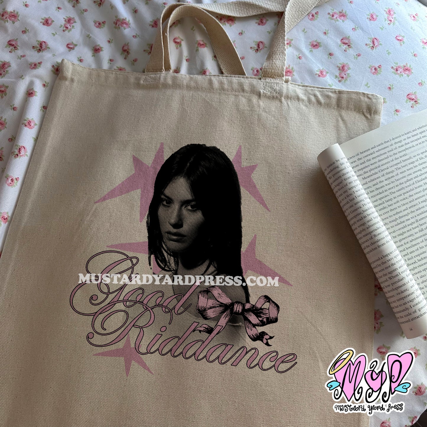 gracie stars tote bag
