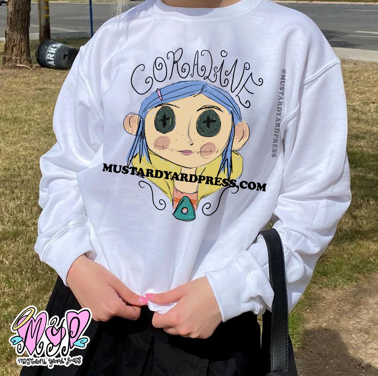 coraline sketch crewneck