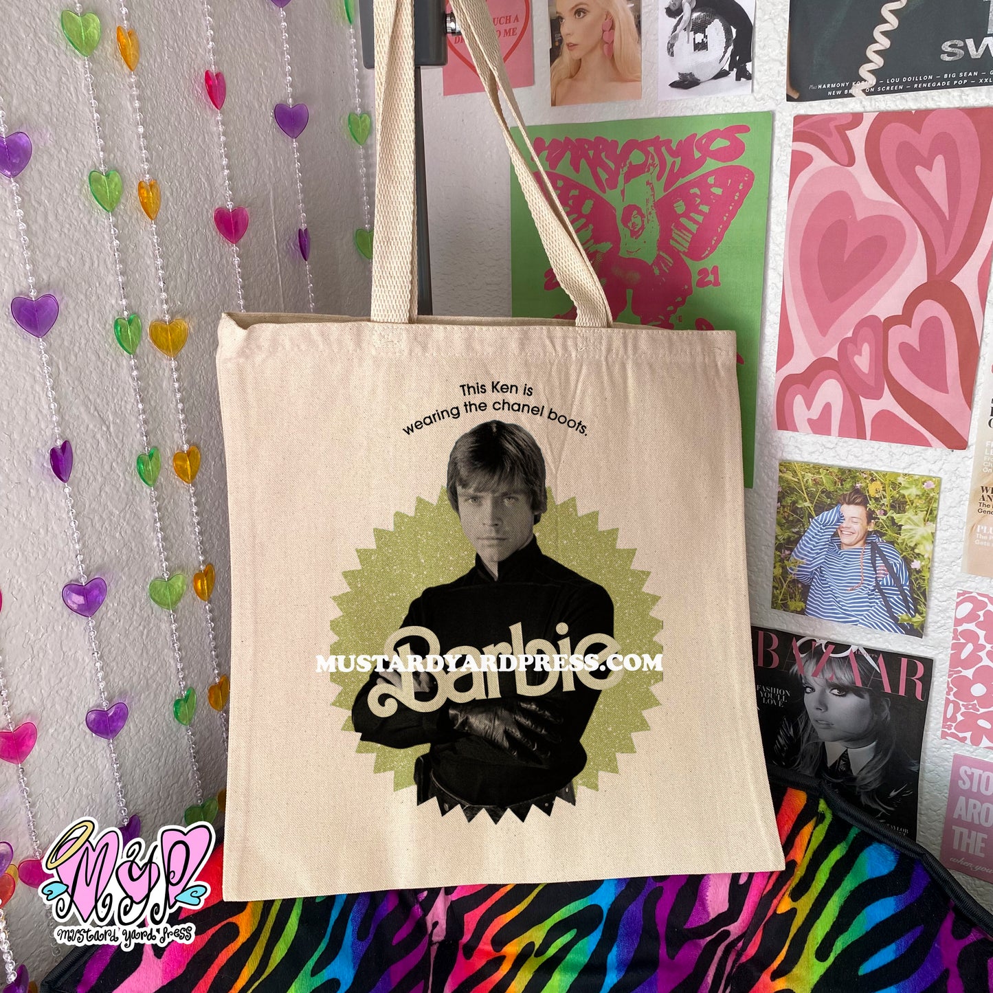 boots doll tote bag
