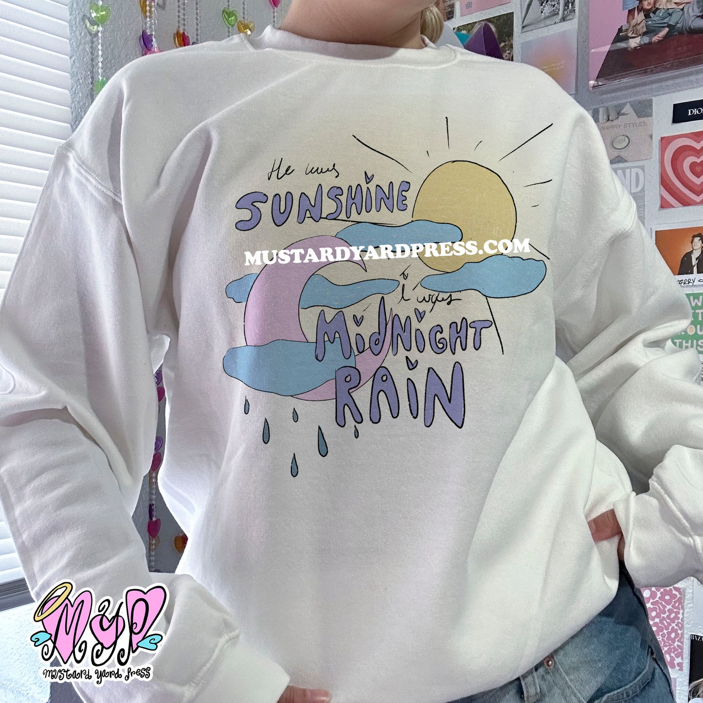 midnight rain crewneck