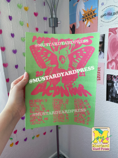 butterfly green tour poster