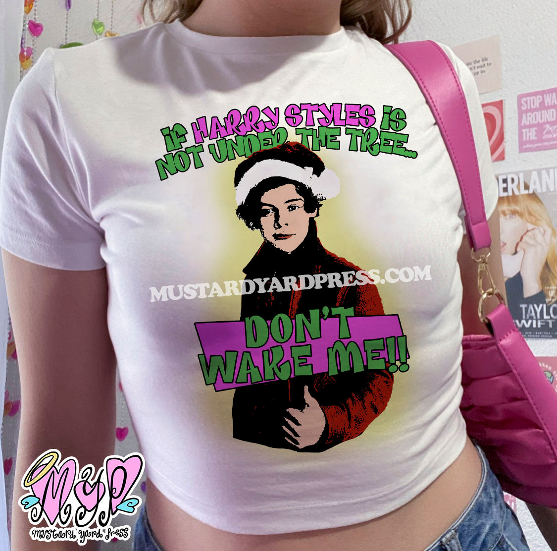 harry under the tree baby tee