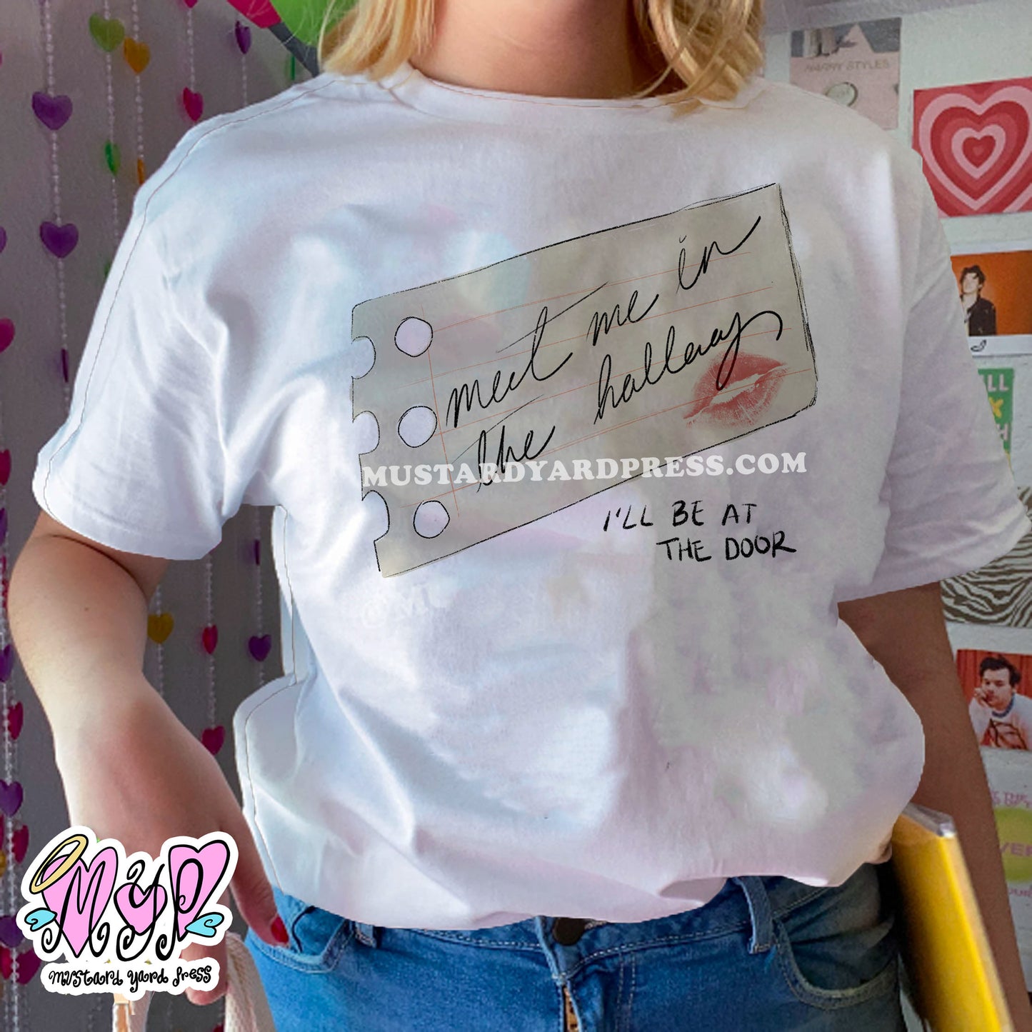 meet me in the hallway t-shirt